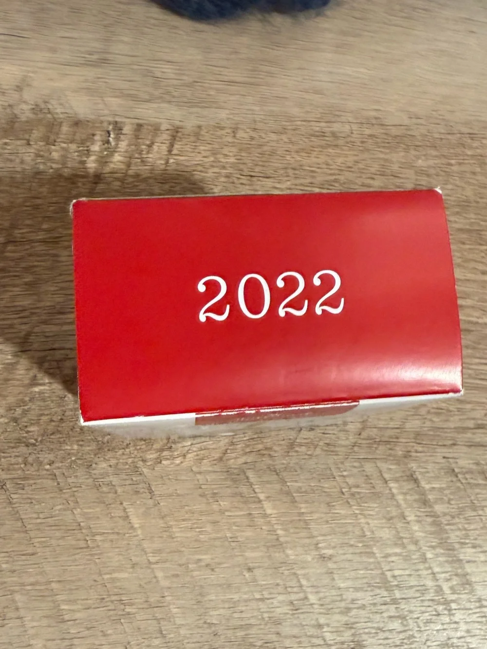 2022 Hallmark Baby's First Christmas Ornament - White and Red Accents